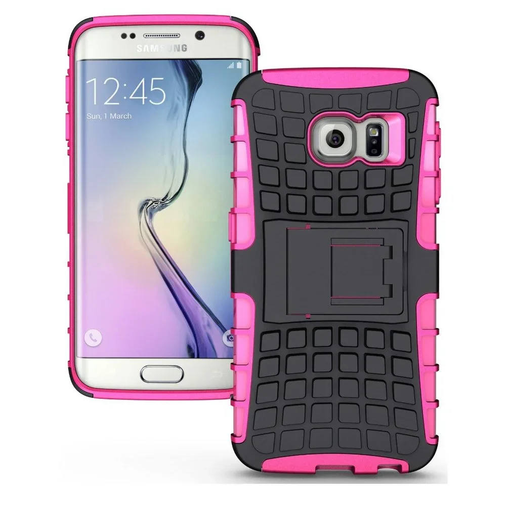 NEW PREMIUM GALAXY S6 EDGE Dual Layer Case TPU+